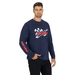 Ski-Doo Men's X-Team Legacy Long Sleeve T-Shirt Navy 28819589
